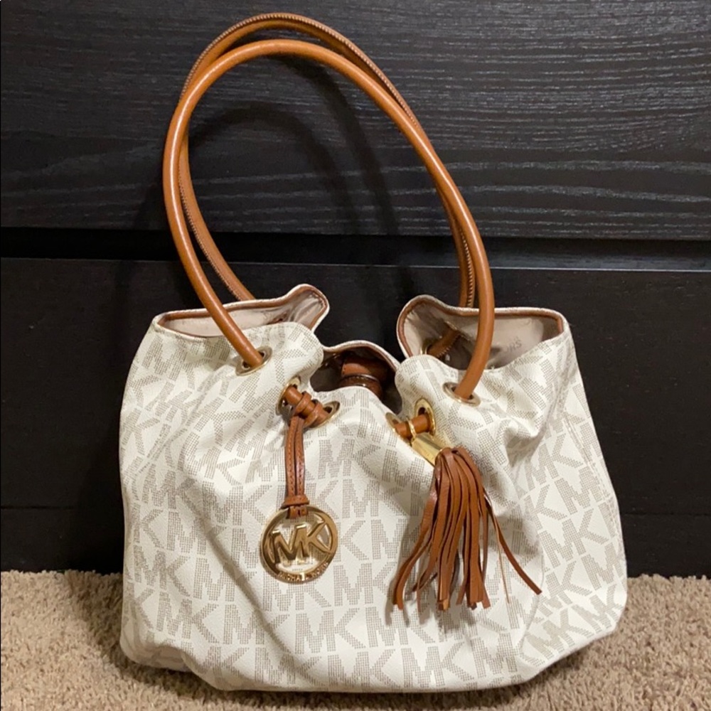 Michael Kors Cream Ring Tote